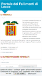 Mobile Screenshot of fallimentilecce.com