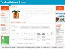 Tablet Screenshot of fallimentilecce.com